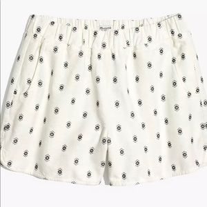 ✨ Madewell Pull-On Shorts in Diamond Dot ✨